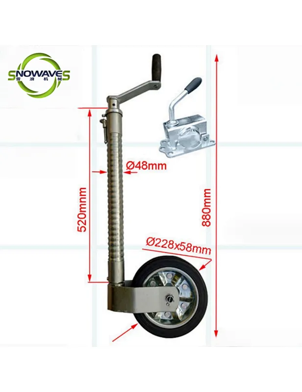 folding trailer jack